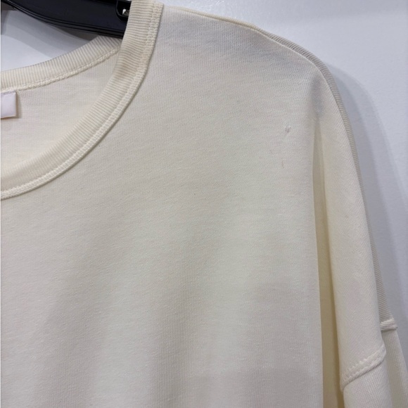 See By Chloe Cotton Jersey Guipure Lace Bottom Dress Loose Fit women size M NWT - Picture 8 of 10